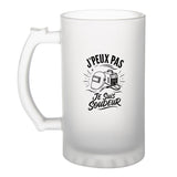 Verre à Bière J’peux pas je suis Soudeur