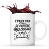 Mug J’peux pas je préfère mes Oiseaux