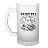 Verre à Bière J’peux pas j’ai Tirage de tarot