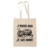 Tote Bag Beige J’peux pas je suis Mamie