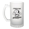 Verre à Bière J’peux pas je suis Orthophoniste