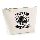 Trousse Beige J’peux pas je suis Traducteur