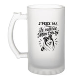 Verre à Bière J’peux pas je préfère mon Colley