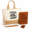 Coffret Cadeau J’peux pas je suis Agent immobilier – Sac jute, carnet, stylo, porte-clés et marque-page