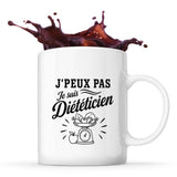 Mug J’peux pas je suis Diététicien