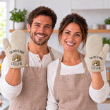 Gant de Cuisine Beige Être prof de maths c'est la vie