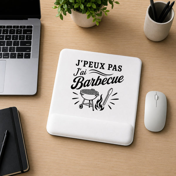Tapis de Souris J’peux pas j’ai Barbecue