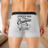 Boxer Homme J’peux pas j’ai couture J'peux pas minimaliste