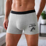 Boxer Homme J’peux pas j’ai Motocross – Impression devant