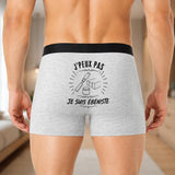 Boxer Homme J’peux pas je suis Ébéniste – Impression au dos