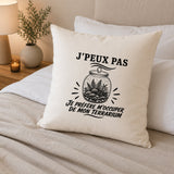 Housse de Coussin J’peux pas je préfère m’occuper de mon Terrarium
