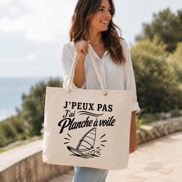 Sac Isotherme J’peux pas j’ai planche à voile J'peux pas minimaliste