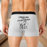 Boxer Homme J’peux pas j’ai Saut d’obstacles – Impression au dos