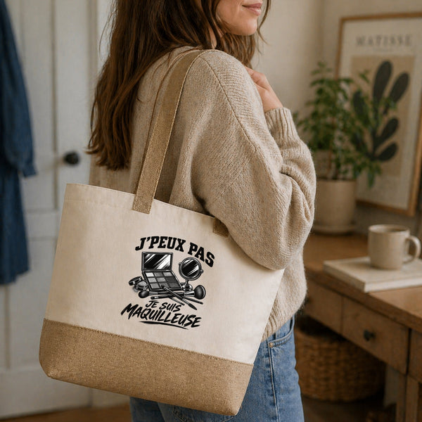 Sac J’peux pas je suis Maquilleuse