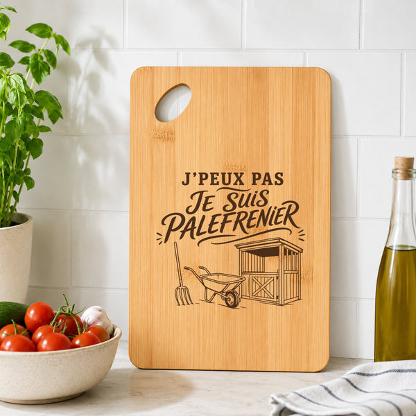 Planche à Découper J’peux pas je suis Palefrenier
