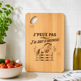 Planche à Découper J’peux pas j’ai Saut d’obstacles