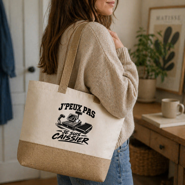 Sac J’peux pas je suis Caissier