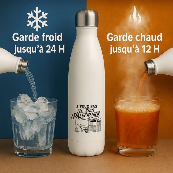 Gourde Isotherme J’peux pas je suis Palefrenier