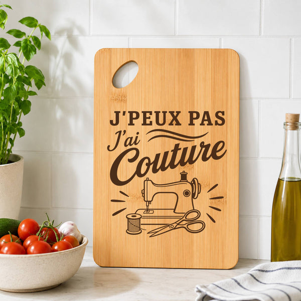 Planche à Découper J’peux pas j’ai couture J'peux pas minimaliste