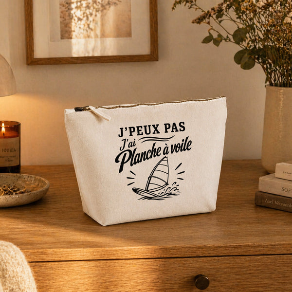 Trousse Beige J’peux pas j’ai Planche à voile