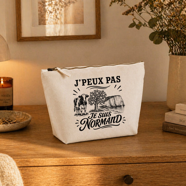 Trousse Beige J’peux pas je suis Normand