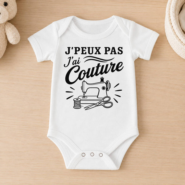 Body Bébé J’peux pas j’ai couture J'peux pas minimaliste