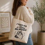 Tote Bag Beige J’peux pas je préfère mon Norvégien