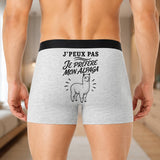 Boxer Homme J’peux pas je préfère mon Alpaga – Impression au dos
