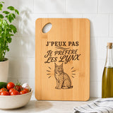 Planche à Découper J’peux pas je préfère les Lynx