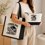 Ensemble Cabas et Trousse J’peux pas je suis Comptable