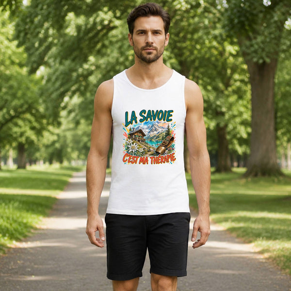 Débardeur Homme La savoie c'est ma thérapie