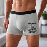 Boxer Homme J’peux pas je préfère les Pélicans – Impression devant