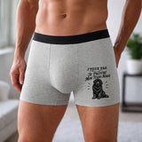 Boxer Homme J’peux pas je préfère mon Terre-Neuve – Impression devant