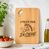 Planche à Découper J’peux pas j’ai Cheval