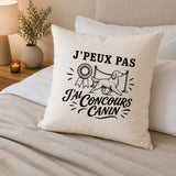 Housse de Coussin J’peux pas j’ai Concours canin