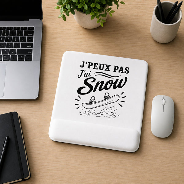 Tapis de Souris J’peux pas j’ai Snow