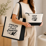Ensemble Cabas et Trousse J’peux pas je suis Prof de français