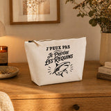 Trousse Beige J’peux pas je préfère les Requins