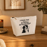 Trousse Beige J’peux pas je préfère mon Bouvier Bernois