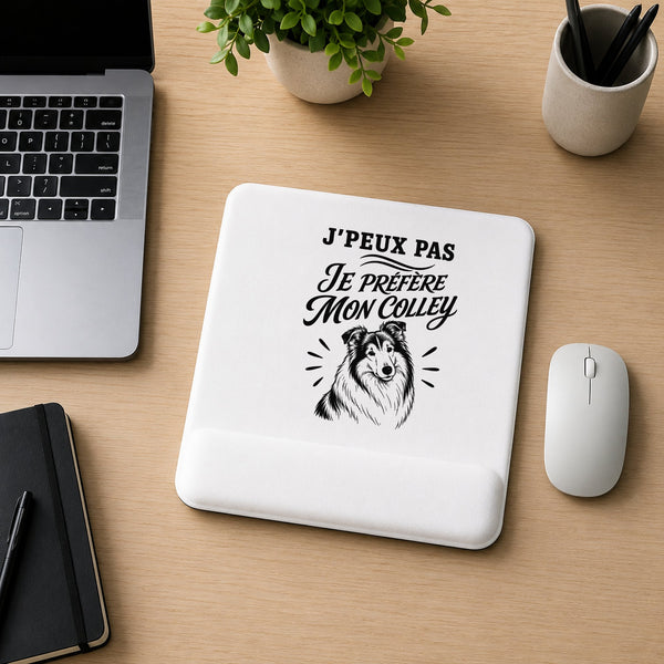Tapis de Souris J’peux pas je préfère mon Colley