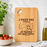 Planche à Découper J’peux pas je préfère mes Cartes postales