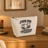 Trousse Beige J’peux pas je suis Préparateur de commandes