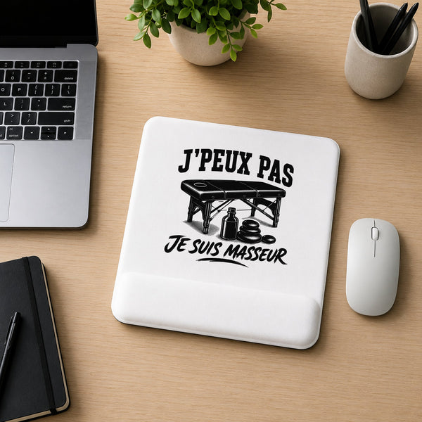 Tapis de Souris J’peux pas je suis Masseur