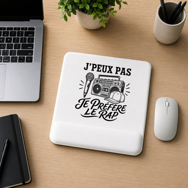 Tapis de Souris J’peux pas je préfère le Rap