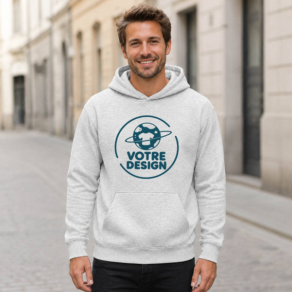 Sweat à capuche - Votre design - Planetee