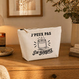 Trousse Beige J’peux pas j’ai Bougies