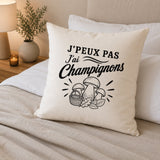 Housse de Coussin J’peux pas j’ai Champignons