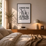 Poster J’peux pas je préfère le Jazz