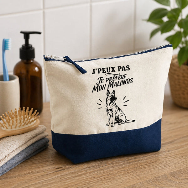 Pochette Grand Format J’peux pas je préfère mon Malinois