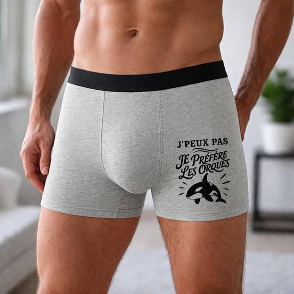 Boxer Homme J’peux pas je préfère les Orques – Impression devant